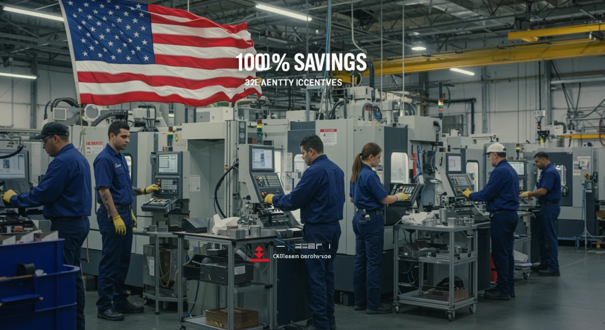2025 Tax Incentives for Made in USA Manufacturers: Save 10%
