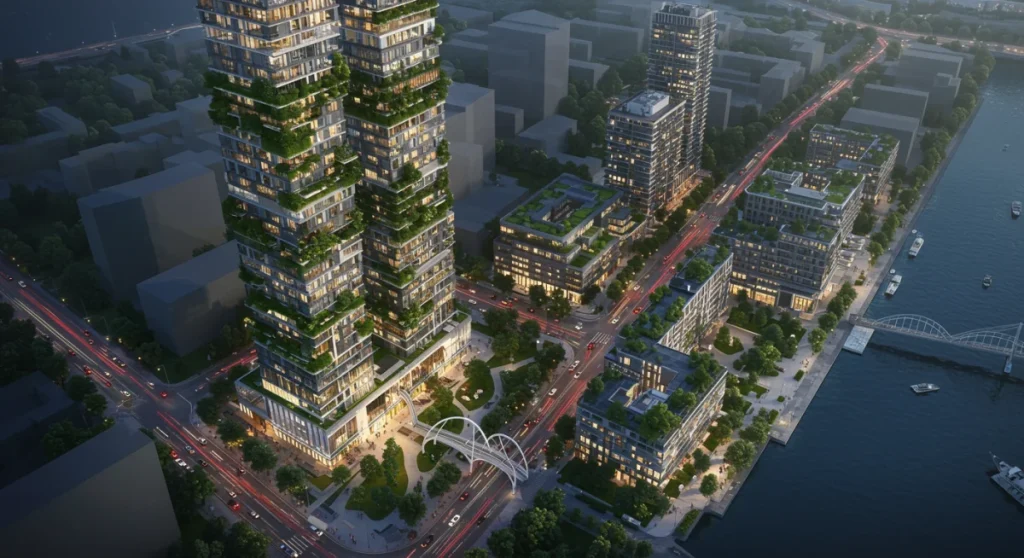 2025 Urban Development: Reshaping U.S. Cityscapes