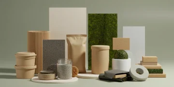 Innovative sustainable packaging materials for US products, future-forward design