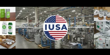 Diverse American-made products collage showcasing innovation and quality for 2026 market trends.